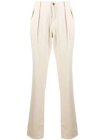 Canali Straight-fit Trousers In Black