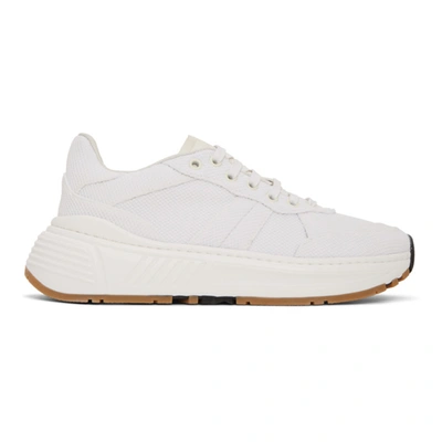 Bottega Veneta White Mesh Speedster Trainers