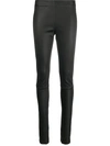 DROME SLIM LEATHER TROUSERS