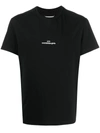 Maison Margiela Distorted Logo T-shirt In Black