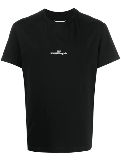 MAISON MARGIELA DISTORTED-LOGO COTTON T-SHIRT