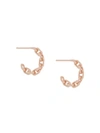 Wouters & Hendrix Chain Link Earrings In Gold