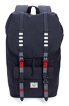 Herschel Supply Co Little America Backpack In Malbu Stripe Peacoat