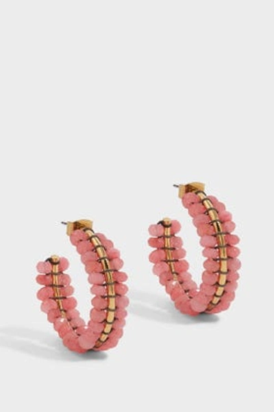 Isabel Marant Pendientes Hoop Earrings In Pink