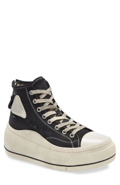 R13 PLATFORM HIGH TOP SNEAKER,R13S5029-001