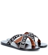GIVENCHY LOGO SANDALS,P00432093