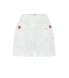 DOLCE & GABBANA COTTON AND SILK-BLEND JACQUARD SHORTS,P00446705