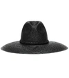 SAINT LAURENT GRAND STRAW HAT,P00437035