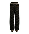 GUCCI LUREX LOGO TRACK TROUSERS,15125155