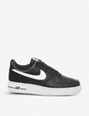 Nike Air Force 1 07 Low-top Sneakers In Black+white+leather