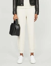 VINCE COZY DRAWSTRING-WAIST TAPERED WOVEN TROUSERS,R00003370