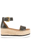 SEE BY CHLOÉ GLYN FLATFORM SANDAL,SEEB-WZ214