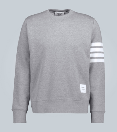 THOM BROWNE 4-BAR COTTON CLASSIC SWEATSHIRT,P00431761