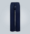 Vilebrequin Linen Regular Fit Drawstring Pants In Blue