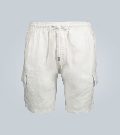 VILEBREQUIN BAIE MID-LENGTH LINEN SHORTS,P00440410