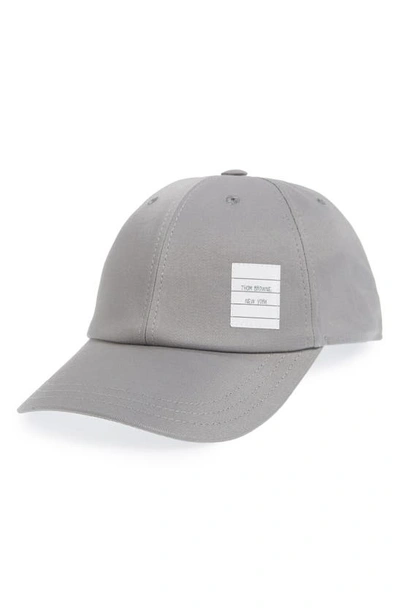 Thom Browne Grey Six Panel Cap