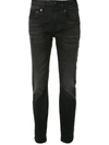 R13 MID-RISE TAPERED-LEG JEANS
