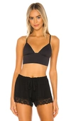 Free People Intimately Fp Sage Longline Bralette In Black