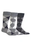 Polo Ralph Lauren 3-pack Argyle Socks In Grey