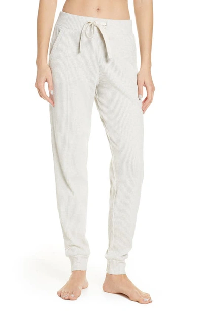 Alo Yoga Muse Ribbed High Waist Sweatpants In Ivory