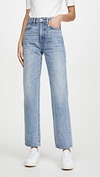 Slvrlake London High Waist Straight Leg Jeans In Heartache