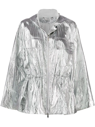 Stella Mccartney Silver Noelia Parka Jacket