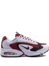 Nike White & Red Air Max Triax 96 Sneakers