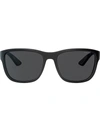 Prada Linea Rossa Sunglasses In Black