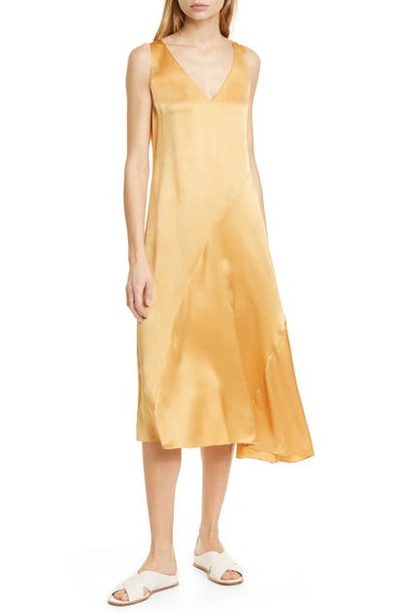 coral flowy dress Maxi Sleeveless Ruffle A-Line Hoco Dresses main image 1