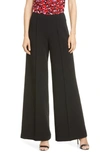 L Agence London Wide Leg Trousers In Black