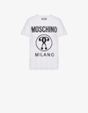 MOSCHINO DOUBLE QUESTION MARK JERSEY T-SHIRT