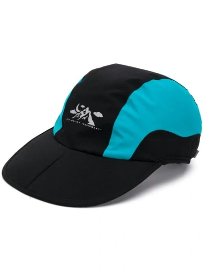 Off-white Equipment Mountain Graphic Technical Baseball Cap In Black