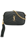 Saint Laurent Lou Crossbody Bag In Black