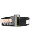 HERON PRESTON PRINTED LOGO BELT