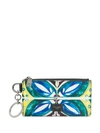 DOLCE & GABBANA DAUPHINE PATTERNED COIN POUCH