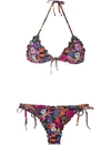 AMIR SLAMA RUFFLED TRIANGLE BIKINI SET