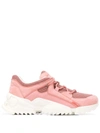 Ferragamo Skylar Chunky Sneakers In Pink