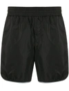 Gucci Interlocking G Stripe Swim Shorts In Black