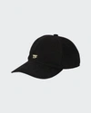 TOM FORD TF CANVAS LOGO BASEBALL CAP,PROD152170110