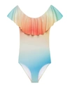 STELLA COVE GIRL'S DAWN TIE DYE ONE-PIECE SWIMSUIT,PROD155610013