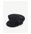 MAISON MICHEL ABBY WOOL-BLEND BAKER BOY HAT