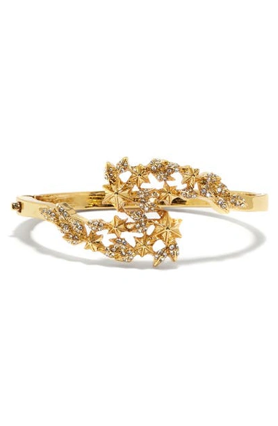 Vince Camuto Pave Star Bangle In Gold/crystal