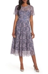 ELIZA J LACE A-LINE MIDI DRESS,EJ0M1910