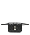 BALENCIAGA B. quilted leather belt bag,P00440451