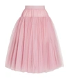 DOLCE & GABBANA LAYERED TULLE SKIRT,15110185