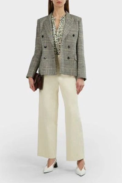 Isabel Marant Steve High-rise Trousers In Ivory