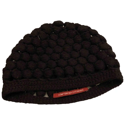 Pre-owned Comptoir Des Cotonniers Black Wool Hat