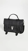 Proenza Schouler Ps1 Medium Satchel Bag In Black