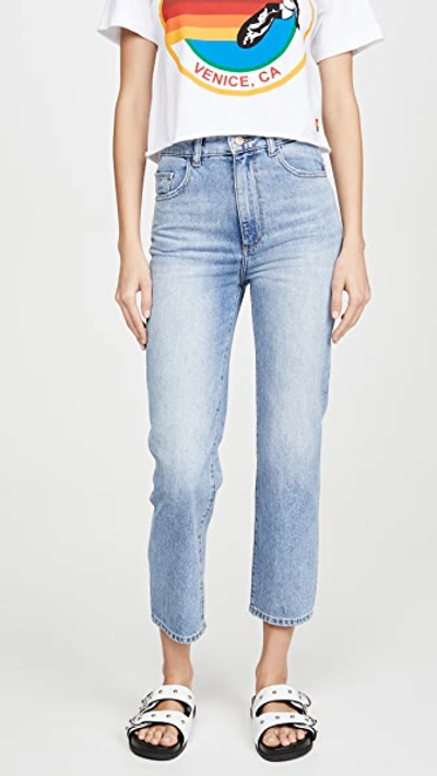 Dl Jerry High Rise Vintage Straight Jeans In Lakewood