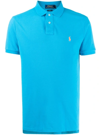 Polo Ralph Lauren Logo刺绣polo衫 In Blue